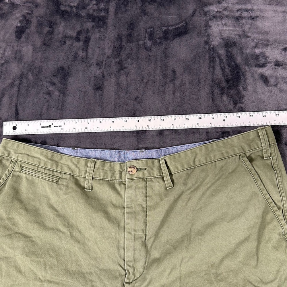 Polo Ralph Lauren Chino Shorts Mens 42 Olive Green Relaxed Fit Cotton 2487 - Picture 2 of 9